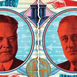 Hoover contrast lecture roosevelt compare fdr ppt powerpoint presentation