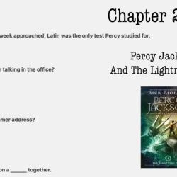 Percy jackson chapter 5 questions and answers